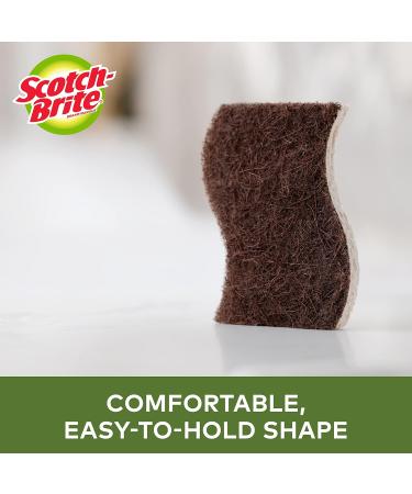 Scotch-Brite Greener Clean scrub sponge Heavy Duty 3 Pack garage/Outdoor/Kitchen Scrubber 3 count - Buy Online on SooperMarket.com