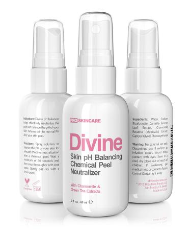 Chemical Peel Neutralizer - Skin pH Balancer Used for Glycolic Acid  Lactic Acid  Mandelic Acid  TCA  Jessner and Salicylic Acid Peels - Safe  Gentle and Effective for Post Peel Spray 2 Fl Oz (Pack of 1)