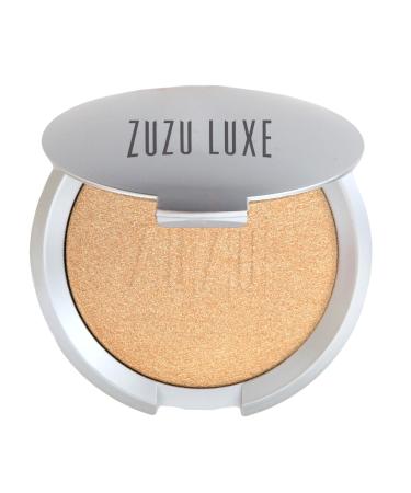 ZUZU LUXE Mineral Highlighter  Powder Highlighter  Natural Glow  Mineral Shimmer  Paraben Free  Vegan  Gluten-free  Cruelty-free  Non GMO  .32 oz