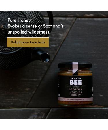 Heather and Blossom Duo of Honey from The Scottish Bee Company 340g x 2 - Heather and Blossom Honey Gift Bundle - Pure Natural Soft Set Honey Made in the UK - Buy Online on SooperMarket.com