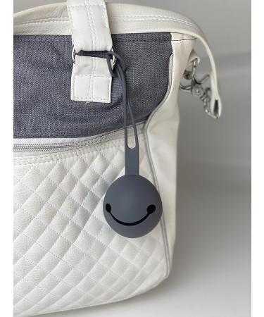 Pale Pink Pacifier Box Bag & Strap - Stylish Pacifier Storage for Babies | International Shipping - Buy Online on SooperMarket.com