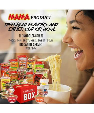 Mama Instant Noodle Cup Rice Vermicelli Pho Bo Bowl and Rice Porridge Jok Cup (Case of 20) Self Customised Assorted Flavours - Buy Online on SooperMarket.com