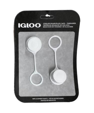 Igloo Cooler Threaded Drain Plug Caps with Plastic Tether 20049