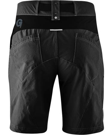 Gonso Men's Cycling Shorts Arico - Padded Short Cycling Shorts with Button-in Underpants Size S Black | Best International Shipping - Buy Online on SooperMarket.com