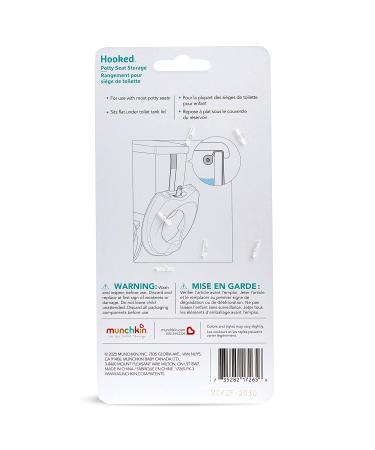 Munchkin Hooked Potty Ring Grey - 1 Count | Easy-to-Attach Toilet Training Seat - Buy Online on SooperMarket.com