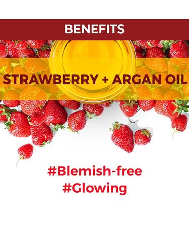 Nykaa Naturals Skin Secrets Bubble Sheet Mask - Strawberry & Argan Oil for Dull Dry Skin | Reduces Dark Spots & Blemishes - 0.67 oz - Buy Online on SooperMarket.com