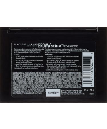 Maybelline Brow Drama Pro Eyebrow Palette in Soft Brown - 0.1 oz - Buy Online on SooperMarket.com