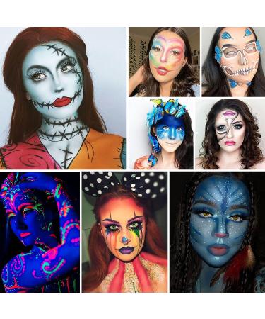 CCbeauty 36 Colors Face Body Paint Oil Palette with Green Brushes Kit | Professional, Non-Toxic, Hypoallergenic for Halloween, Cosplay, SFX | Adults & Girls - Buy Online on SooperMarket.com