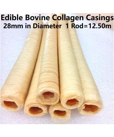 Devro Sausage Edible Bovine Collagen Casings 28mm Diameter - 12.5m/41ft - Buy Online on SooperMarket.com