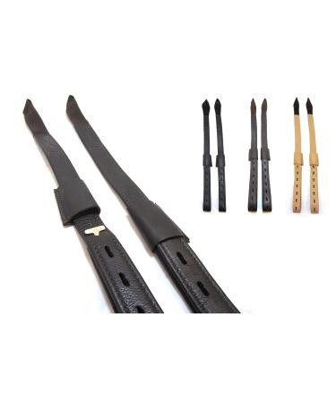 PS Horse Articles Mono Stirrup Leathers with Buckleless Extra Thin Suspension Natural - Medium