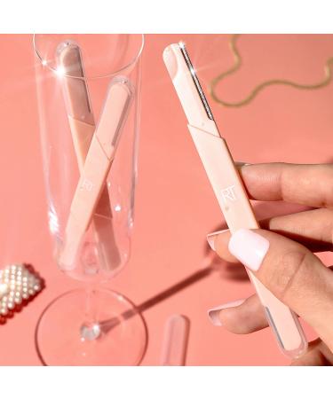 Real Techniques Dual Ended Face and Brow Razors - 3 Piece Set for Exfoliating, Dermaplaning, and Precision Trimming - Buy Online on SooperMarket.com