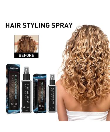100ml Fluffy Volumizing Hair Spray Long Lasting Bright Non Greasy Non Sticky Volumizing Styling Gel & Hairspray for Fine Volumizer Hair Spray for Fine Thin Hair Suitable for All Hairstyles - Buy Online on SooperMarket.com