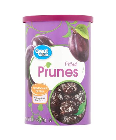 18 Oz Great Value Pitted Dried Prunes - Pack of 3 | High Quality, Delicious Snack - Buy Online on SooperMarket.com