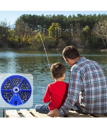 Aivoro Fishing Lime - 100 Lead Blast Weights with Storage Box | Removable Lead Weights in 5 Sizes (0.3g/0.6g/1g) - International Shipping Available - Buy Online on SooperMarket.com