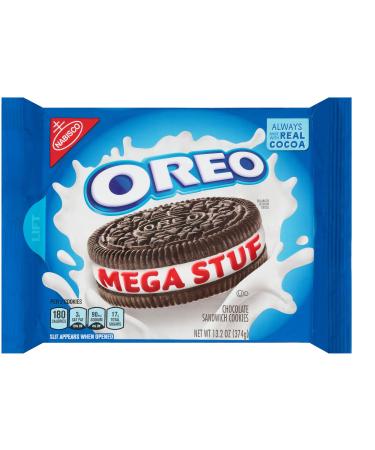 Oreo Mega Stuf Chocolate Sandwich Cookies, 13.2 Ounce