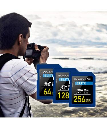 TEAMGROUP Elite 128GB UHS-I U3 V30 SDXC Memory Card - 100MB/s Read Speed for 4K Cameras - Buy Online on SooperMarket.com