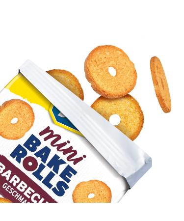 TUC Mini Bake Rolls Barbecue - Crispy Snack Chips (8 x 150g) | Bulk Pack Bread Chips for International Shipping - Buy Online on SooperMarket.com