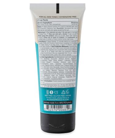 All Good Tinted Mineral Sport Sunscreen Lotion SPF 30 (3 oz) 2-Pack | Reef Safe | Water Resistant | Coconut Oil, Jojoba Oil, Shea Butter, Aloe | Face & Body Sun Protection - Buy Online on SooperMarket.com