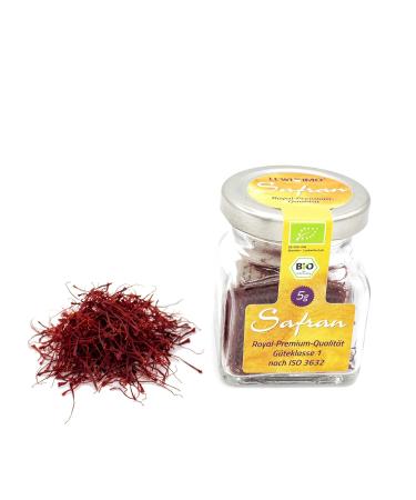 Organic Saffron Royal Premium Threads - 100% Pure Class I Saffron (5g) | DE- KO-006 - International Shipping - Buy Online on SooperMarket.com