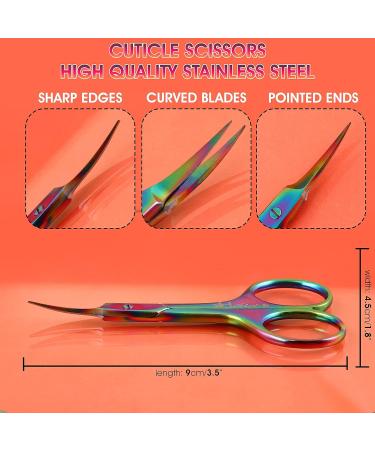 Multipurpose Nail & Cuticle Scissors Set for Manicure, Pedicure, and Grooming Tasks - Buy Online on SooperMarket.com