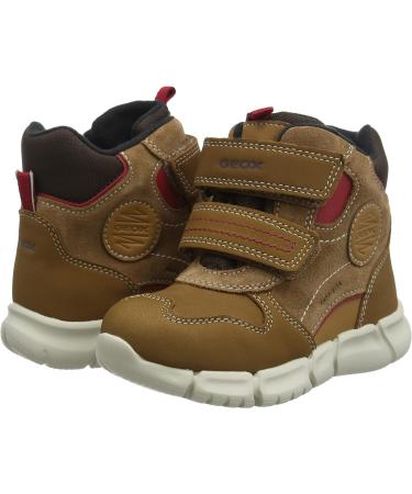 Geox Baby Flexyper Boy B ABX B Hi-Top Sneakers in Whisky Brown - Size 8.5 UK Child - Buy Online on SooperMarket.com