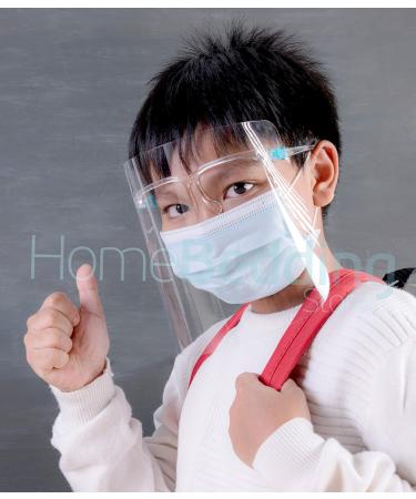 General Use Protective Face Shield Multi Packs - Glasses compatible (5x Shields with Clear Frame 5x Shields With Clear Frame With Free Gift - Buy Online on SooperMarket.com