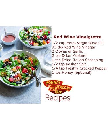 Monari Federzoni Red Wine Vinegar 16.9 oz - Authentic Italian Flavor - Buy Online on SooperMarket.com