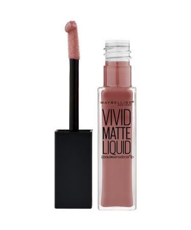 Maybelline New York Color Sensational Vivid Matte Liquid Lipstick  Grey Envy  0.26 fl. oz. 0.26 Fl Oz (Pack of 1) Grey Envy