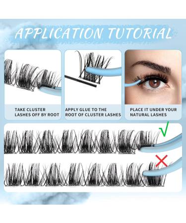 Lash Clusters 84 Pcs - DIY Cluster Eyelash Extensions - Soft and Comfortable - C-Mix (8-16mm) Windy - Buy Online on SooperMarket.com