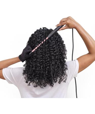 BaByliss 10mm Curling Wand C449E - Quartz-Ceramic Curling Iron for Tight Afro Curls | Pink & Black International Shipping Available - Buy Online on SooperMarket.com