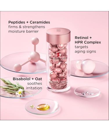 Buy Elizabeth Arden Retinol + HPR Ceramide Capsules - Rapid Skin Renewing Serum (30 Count) | International Shipping Available - Buy Online on SooperMarket.com