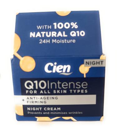 Anti-Wrinkle Night Cream With Q10 UV Protection Hyaluronic Acid 50 ml by Cien