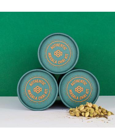 Cardamom Masala & Assam Tea Kit for 15 Cups | Authentic Masala Chai Blend - Buy Online on SooperMarket.com