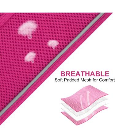 Joyal Dog Harness - Reflective Soft Padded Air-Mesh for Small & Medium Dogs | Bright Pink M (42-47cm) - Shop Now! - Buy Online on SooperMarket.com