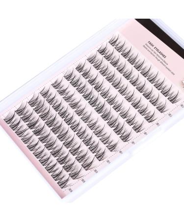100pcs Cluster Lashes D Curl Individual Eyelashes DIY Lash Clusters Wispy Cluster Eyelash Extensions Manga Look Lahes Idividual Custer DIY Eyelashes Extensions by Goddvenus Natural Clusters-QC - Buy Online on SooperMarket.com