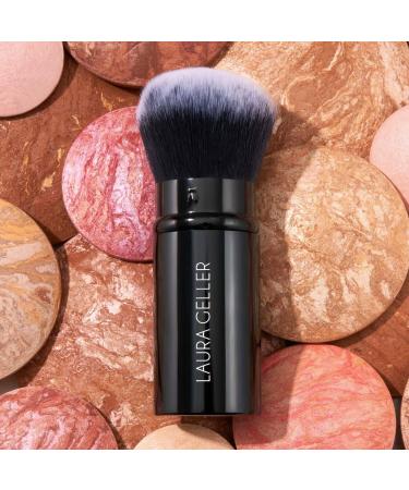 Laura Geller Baked Balance-N-Glow Foundation Set with Retractable Kabuki Brush - Sand Shade - Buy Online on SooperMarket.com