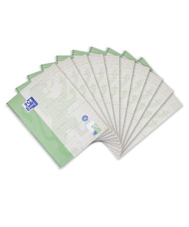 Oxford Recycling College Block A4 blank 80 sheets 10 pieces