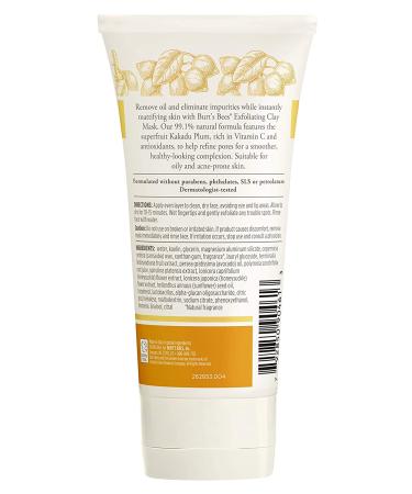 Burt's Bees Exfoliating Clay Mask 2.5 oz - Unisex Skincare Treatment - Buy Online on SooperMarket.com