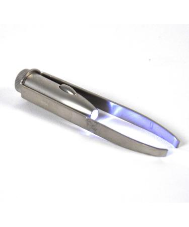 Premium Stainless Steel Tweezers with LED Light - Precision Grip for Eyebrows Eyelash and Crafting | Worldwide Shipping - Buy Online on SooperMarket.com