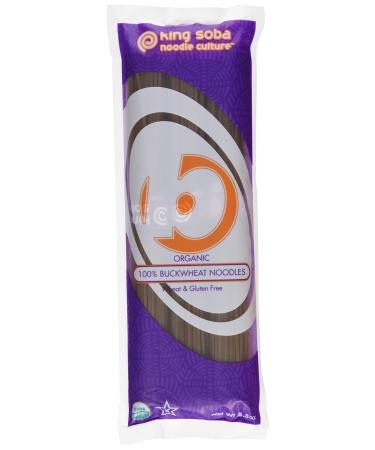 King Soba Gluten Free, Organic 100% Buckwheat Pasta Noodles 8.8oz - 3 Servings Per Pack