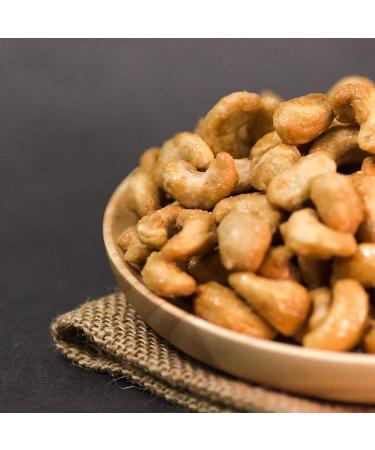 LAFOOCO Sea Salt Caramel Cashews 14.1 oz - Premium Roasted Cashews | Resealable Jar | Nutrient-Rich Protein Snack | Perfect Gift for Celebrations, Holidays, Birthdays - Buy Online on SooperMarket.com