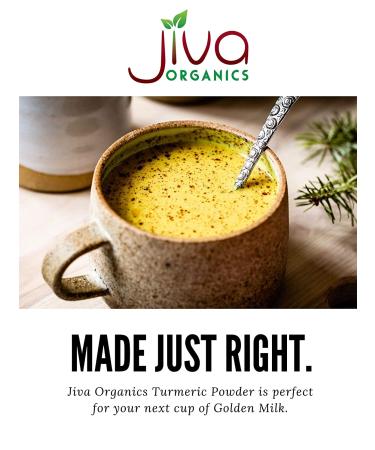 Jiva Organics Organic Turmeric Powder 7 oz - Pure, Premium Spice for Health - Buy Online on SooperMarket.com