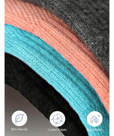 Yogingo 4 Pairs Yoga Socks for Men & Women - ABS Grip Slide-Resistant Warm & Cuddly Anti-Slip Pilates Socks - 4x Black - Buy Online on SooperMarket.com