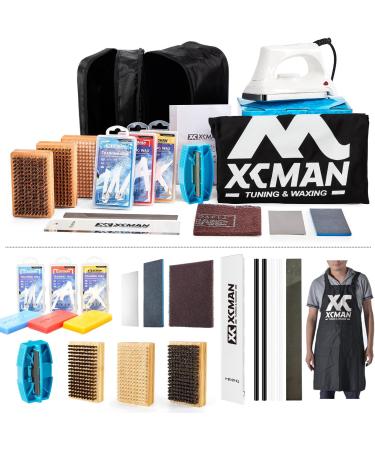 XCMAN Complete Ski Snowboard Tuning & Waxing Kit All-in-One Toolset with Iron Wax Edge Tuner & More for Perfect Winter Performance - Buy Online on SooperMarket.com