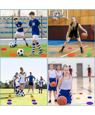 SIFENYU 10 Inch Spot Markers - Set of 18 Rubber Agility Dots for Sports Training & Classroom Activities - Buy Online on SooperMarket.com