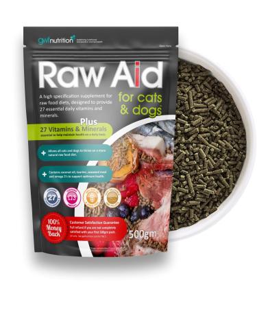GWF Nutrition Raw Aid Supplement for Cats & Dogs 500gm