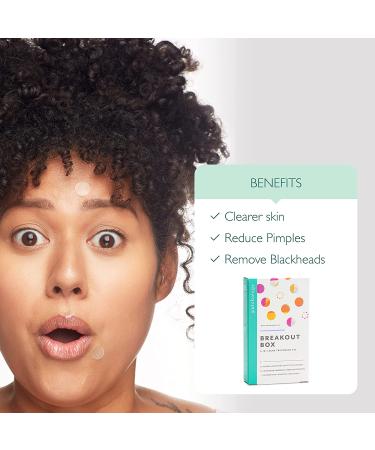Patchology Breakout Box 3-in-1 Pimple & Acne Treatment Kit - 24 Salicylic Acid Dots, 24 Hydrocolloid Dots, 3 Nose Strips - Dark Spot Patches for Men and Women - Buy Online on SooperMarket.com
