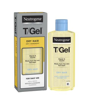 Neutrogena T/Gel Anti-Dandruff Shampoo Dry Hair Mix Jasmine 250 Ml 250 ml (Pack of 1)