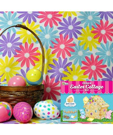 Edible Cottage DIY Easter Cookie Decorating Kit - No Baking Needed - Fun Holiday Activity for Families - 14 oz Pack of 2 - Buy Online on SooperMarket.com