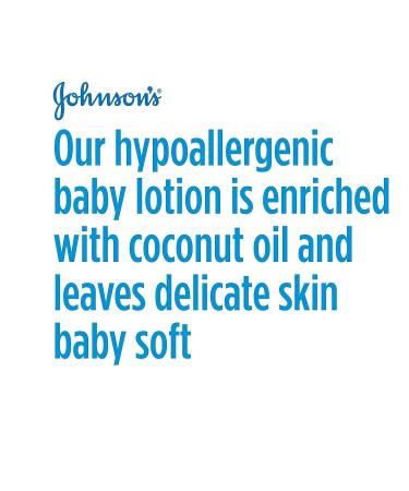Johnson's Pink Baby Lotion with Coconut Oil 16.9 fl. oz - Hypoallergenic Moisturizing Formula - Buy Online on SooperMarket.com